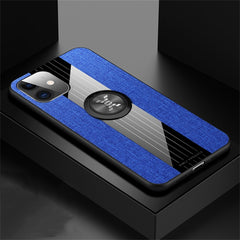 XINLI Stitching Cloth Textue Shockproof TPU Protective Case with Ring Holder, For iPhone 11, For iPhone 11 Pro, For iPhone 11 Pro Max