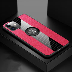 XINLI Stitching Cloth Textue Shockproof TPU Protective Case with Ring Holder, For iPhone 11, For iPhone 11 Pro, For iPhone 11 Pro Max