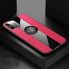 XINLI Stitching Cloth Textue Shockproof TPU Protective Case with Ring Holder, For iPhone 11, For iPhone 11 Pro, For iPhone 11 Pro Max