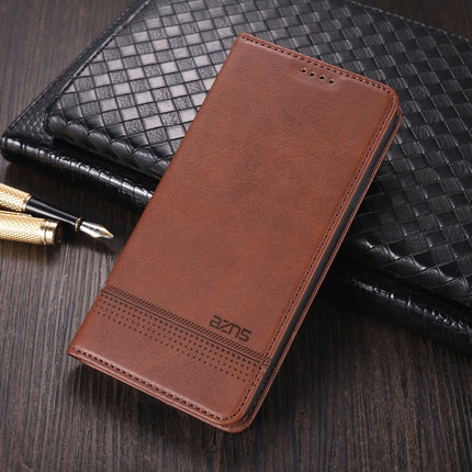 AZNS Magnetic Calf Texture Horizontal Flip Leather Case with Card Slots & Holder & Wallet, For OPPO A16, For Honor X20 SE
