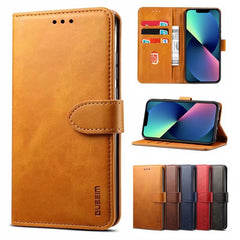 GUSSIM Business Style Horizontal Flip Leather Case with Holder & Card Slots & Wallet, For iPhone 13 mini, For iPhone 13, For iPhone 13 Pro, For iPhone 13 Pro Max