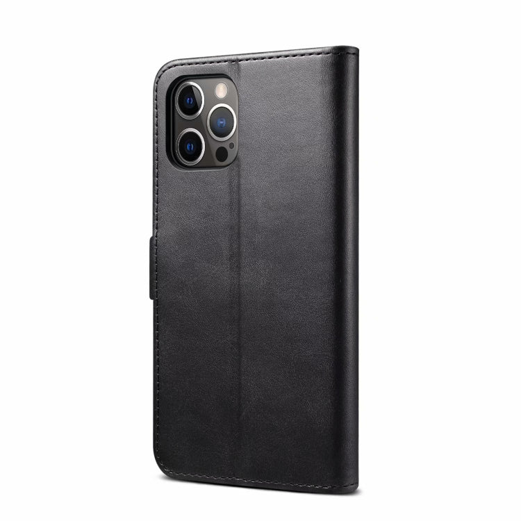 GUSSIM Horizontal Flip Lederhülle im Business-Stil mit Halter &amp; Kartenfächern &amp; Geldbörse, Für iPhone 13 mini, Für iPhone 13, Für iPhone 13 Pro, Für iPhone 13 Pro Max