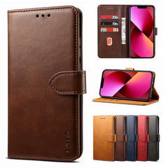 GUSSIM Business Style Horizontal Flip Leather Case with Holder & Card Slots & Wallet, For iPhone 13 mini, For iPhone 13, For iPhone 13 Pro, For iPhone 13 Pro Max