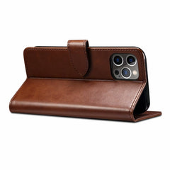 GUSSIM Horizontal Flip Lederhülle im Business-Stil mit Halter &amp; Kartenfächern &amp; Geldbörse, Für iPhone 13 mini, Für iPhone 13, Für iPhone 13 Pro, Für iPhone 13 Pro Max