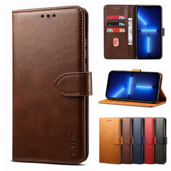 GUSSIM Business Style Horizontal Flip Leather Case with Holder & Card Slots & Wallet, For iPhone 13 mini, For iPhone 13, For iPhone 13 Pro, For iPhone 13 Pro Max