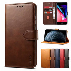 GUSSIM Business Style Horizontal Flip Leather Case with Holder & Card Slots & Wallet, For iPhone 13 mini, For iPhone 13, For iPhone 13 Pro, For iPhone 13 Pro Max