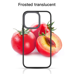 Ming Shield - Funda híbrida transparente esmerilada de PC + TPU a prueba de arañazos y golpes para iPhone 13 mini, iPhone 13, iPhone 13 Pro, iPhone 13 Pro Max