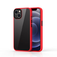 Ming Shield - Funda híbrida transparente esmerilada de PC + TPU a prueba de arañazos y golpes para iPhone 13 mini, iPhone 13, iPhone 13 Pro, iPhone 13 Pro Max