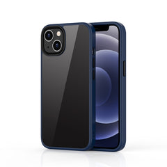 Ming Shield - Funda híbrida transparente esmerilada de PC + TPU a prueba de arañazos y golpes para iPhone 13 mini, iPhone 13, iPhone 13 Pro, iPhone 13 Pro Max