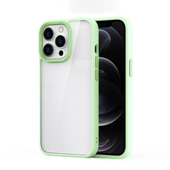 Ming Shield - Funda híbrida transparente esmerilada de PC + TPU a prueba de arañazos y golpes para iPhone 13 mini, iPhone 13, iPhone 13 Pro, iPhone 13 Pro Max