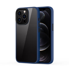 Ming Shield - Funda híbrida transparente esmerilada de PC + TPU a prueba de arañazos y golpes para iPhone 13 mini, iPhone 13, iPhone 13 Pro, iPhone 13 Pro Max