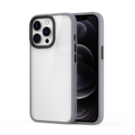 Ming Shield Hybrid Frosted Transparent PC + TPU Scratchproof Shockproof Case, For iPhone 13 Pro Max