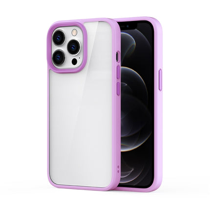 Ming Shield Hybrid Frosted Transparent PC + TPU Scratchproof Shockproof Case, For iPhone 13 Pro Max