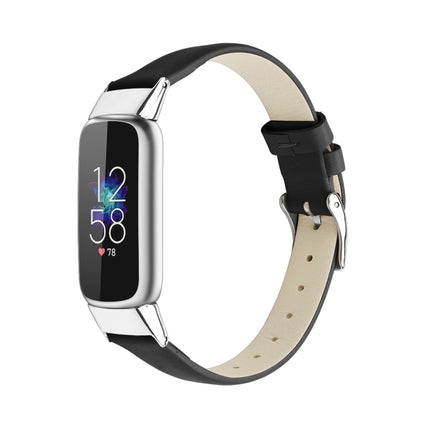 For Fitbit Luxe Leather Replacement Strap Watchband, S, L