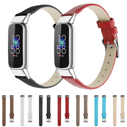For Fitbit Luxe Leather Replacement Strap Watchband, S, L