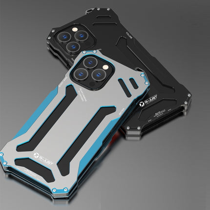 R-JUST Stoßfeste Panzermetall-Schutzhülle, Für iPhone 13 mini, Für iPhone 13, Für iPhone 13 Pro, Für iPhone 13 Pro Max