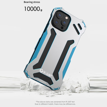 R-JUST Stoßfeste Panzermetall-Schutzhülle, Für iPhone 13 mini, Für iPhone 13, Für iPhone 13 Pro, Für iPhone 13 Pro Max