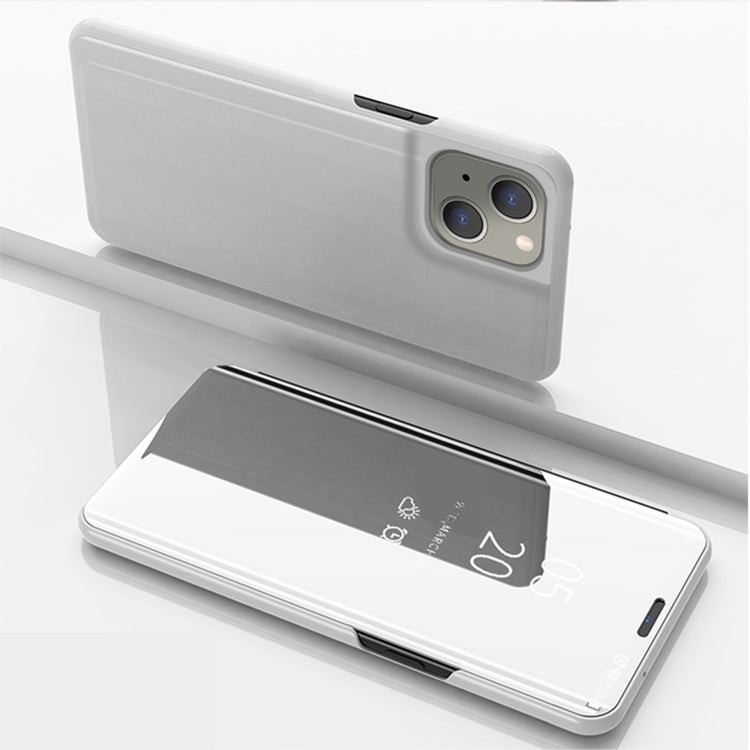Verspiegelte horizontale Flip-Lederhülle mit Halterung, für iPhone 13 mini, für iPhone 13, für iPhone 13 Pro, für iPhone 13 Pro Max