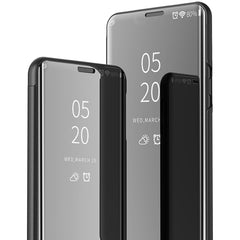 Verspiegelte horizontale Flip-Lederhülle mit Halterung, für iPhone 13 mini, für iPhone 13, für iPhone 13 Pro, für iPhone 13 Pro Max