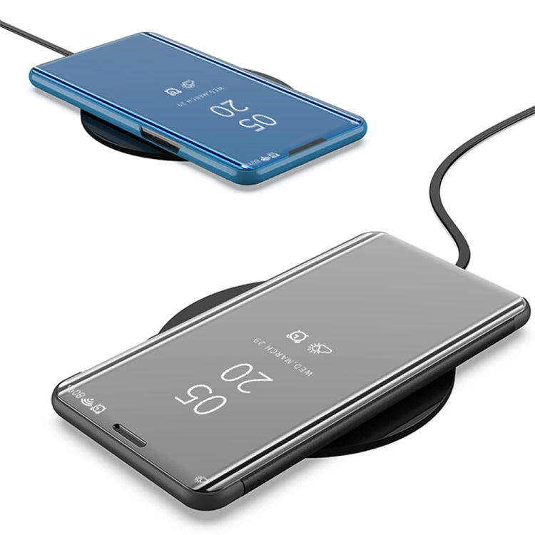 Verspiegelte horizontale Flip-Lederhülle mit Halterung, für iPhone 13 mini, für iPhone 13, für iPhone 13 Pro, für iPhone 13 Pro Max