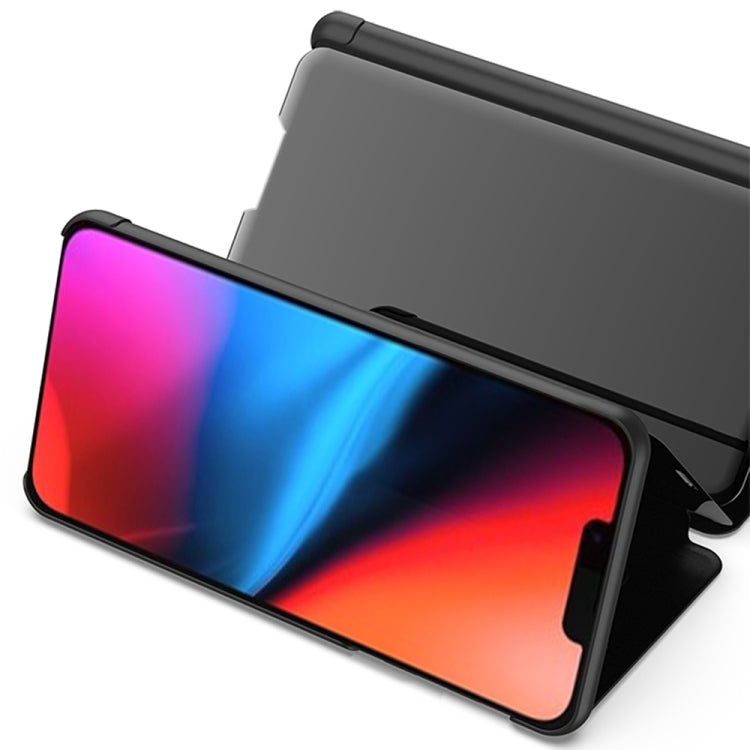 Verspiegelte horizontale Flip-Lederhülle mit Halterung, für iPhone 13 mini, für iPhone 13, für iPhone 13 Pro, für iPhone 13 Pro Max
