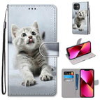 For iPhone 13 / Small Gray Cat