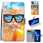For iPhone 13 Pro Max / Cat Drinking Soda