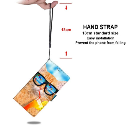 Coloured Drawing Cross Texture Horizontal Flip PU Leather Case with Holder & Card Slots & Wallet & Lanyard, For iPhone 13 Pro Max