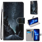 For iPhone 13 Pro Max / Mountain Road Starry Sky