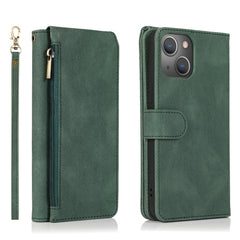 Skin-feel Crazy Horse Texture Zipper Wallet Bag Horizontal Flip Leather Case with Holder & Card Slots & Wallet & Lanyard, For iPhone 13 mini, For iPhone 13, For iPhone 13 Pro, For iPhone 13 Pro Max