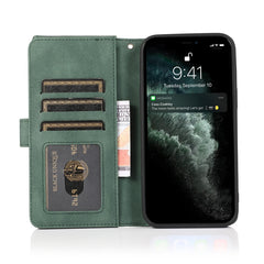 Skin-feel Crazy Horse Texture Zipper Wallet Bag Horizontal Flip Leather Case with Holder & Card Slots & Wallet & Lanyard, For iPhone 13 mini, For iPhone 13, For iPhone 13 Pro, For iPhone 13 Pro Max