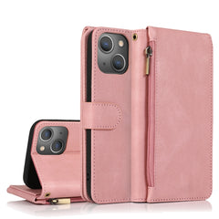 Skin-feel Crazy Horse Texture Zipper Wallet Bag Horizontal Flip Leather Case with Holder & Card Slots & Wallet & Lanyard, For iPhone 13 mini, For iPhone 13, For iPhone 13 Pro, For iPhone 13 Pro Max