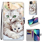 For iPhone 13 mini / Big Cat Holding Kitten