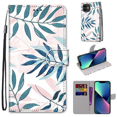 Coloured Drawing Cross Texture Horizontal Flip PU Leather Case with Holder & Card Slots & Wallet & Lanyard, For iPhone 13 mini