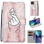 For iPhone 13 mini / Pink Hands Heart