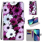 For iPhone 13 mini / Chrysanthemum Pink White Purple