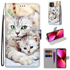 For iPhone 13 / Big Cat Holding Kitten