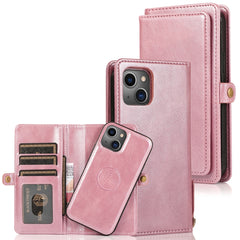 Strong Magnetic Detachable Horizontal Flip Leather Case with Card Slots & Wallet, For iPhone 13, For  iPhone 13 Mini, For iPhone 13 Pro, For iPhone 13 Pro Max