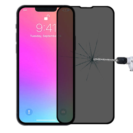For iPhone 17e / 16e / 13 / 13 Pro Anti-peeping Plasma Oil Coated High Aluminum Wear-resistant Tempered Glass Film, For iPhone 13 mini (1 PC), For iPhone 17e / 16e / 14 / 13 / 13 Pro  (1 PC), For iPhone 14 Plus / 13 Pro Max