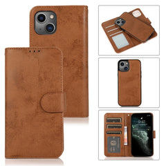 Retro 2 in 1 Detachable Horizontal Flip Leather Case with Card Slots & Wallet, For iPhone 13, For  iPhone 13 Mini, For iPhone 13 Pro, For iPhone 13 Pro Max