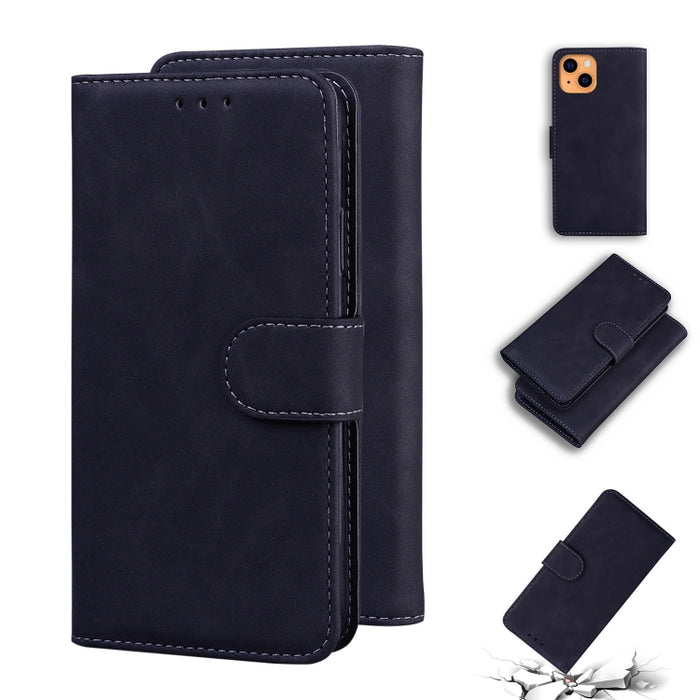 Hautgefühl Reine Farbe Horizontal Flip Ledertasche mit Halter &amp; Kartenfächer &amp; Geldbörse, Für iPhone 13 mini, Für iPhone 13, Für iPhone 13 Pro, Für iPhone 13 Pro Max