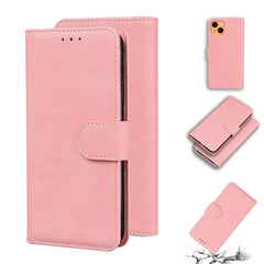 Skin Feel Pure Color Horizontal Flip Leather Case with Holder & Card Slots & Wallet, For iPhone 13 mini, For iPhone 13, For iPhone 13 Pro, For iPhone 13 Pro Max