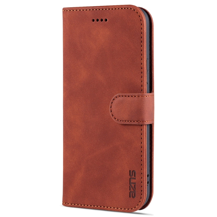 AZNS Skin Feel Calf Texture Horizontal Flip Leather Case with Card Slots & Holder & Wallet, For iPhone 13, For iPhone 13 Mini