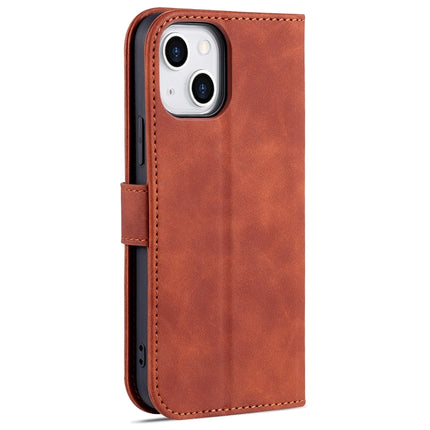 AZNS Skin Feel Calf Texture Horizontal Flip Leather Case with Card Slots & Holder & Wallet, For iPhone 13, For iPhone 13 Mini