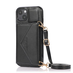 Multifunktionale Cross-Body-Kartentasche aus TPU+PU mit Halter, Kartenfach und Geldbörse, für iPhone 13 mini, für iPhone 13, für iPhone 13 Pro, für iPhone 13 Pro Max