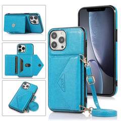 Multifunktionale Cross-Body-Kartentasche aus TPU+PU mit Halter, Kartenfach und Geldbörse, für iPhone 13 mini, für iPhone 13, für iPhone 13 Pro, für iPhone 13 Pro Max