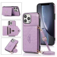 Multifunktionale Cross-Body-Kartentasche aus TPU+PU mit Halter, Kartenfach und Geldbörse, für iPhone 13 mini, für iPhone 13, für iPhone 13 Pro, für iPhone 13 Pro Max