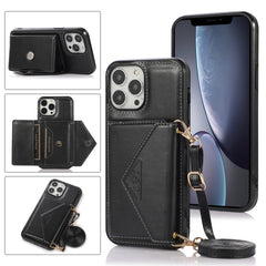 Multifunktionale Cross-Body-Kartentasche aus TPU+PU mit Halter, Kartenfach und Geldbörse, für iPhone 13 mini, für iPhone 13, für iPhone 13 Pro, für iPhone 13 Pro Max