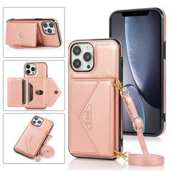 Multifunktionale Cross-Body-Kartentasche aus TPU+PU mit Halter, Kartenfach und Geldbörse, für iPhone 13 mini, für iPhone 13, für iPhone 13 Pro, für iPhone 13 Pro Max