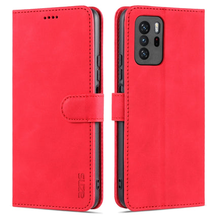 AZNS Skin Feel Calf Texture Horizontal Flip Leather Case with Card Slots & Holder & Wallet, For Xiaomi Redmi Note 9 Pro 5G, For Xiaomi Mi 10T Lite 5G, For Xiaomi Redmi Note 10 Pro 5G, For Xiaomi Poco X3 GT